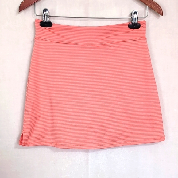 Lola by AFG Orange Striped Athletic Skort Size Extra Small - Picture 1 of 4